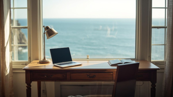 Desk with window